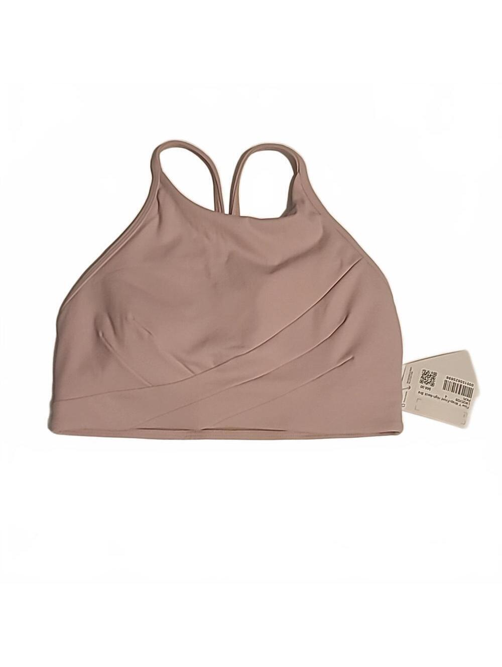 #123 NWT Lululemon Flow Y Wrap Front High Neck Bra size 4